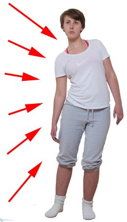 Person im Trauma-Reflex